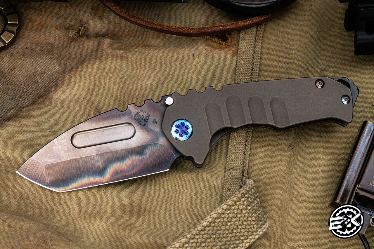 Medford Praetorian Genesis T Folding Knife Blasted Bronze Titanium