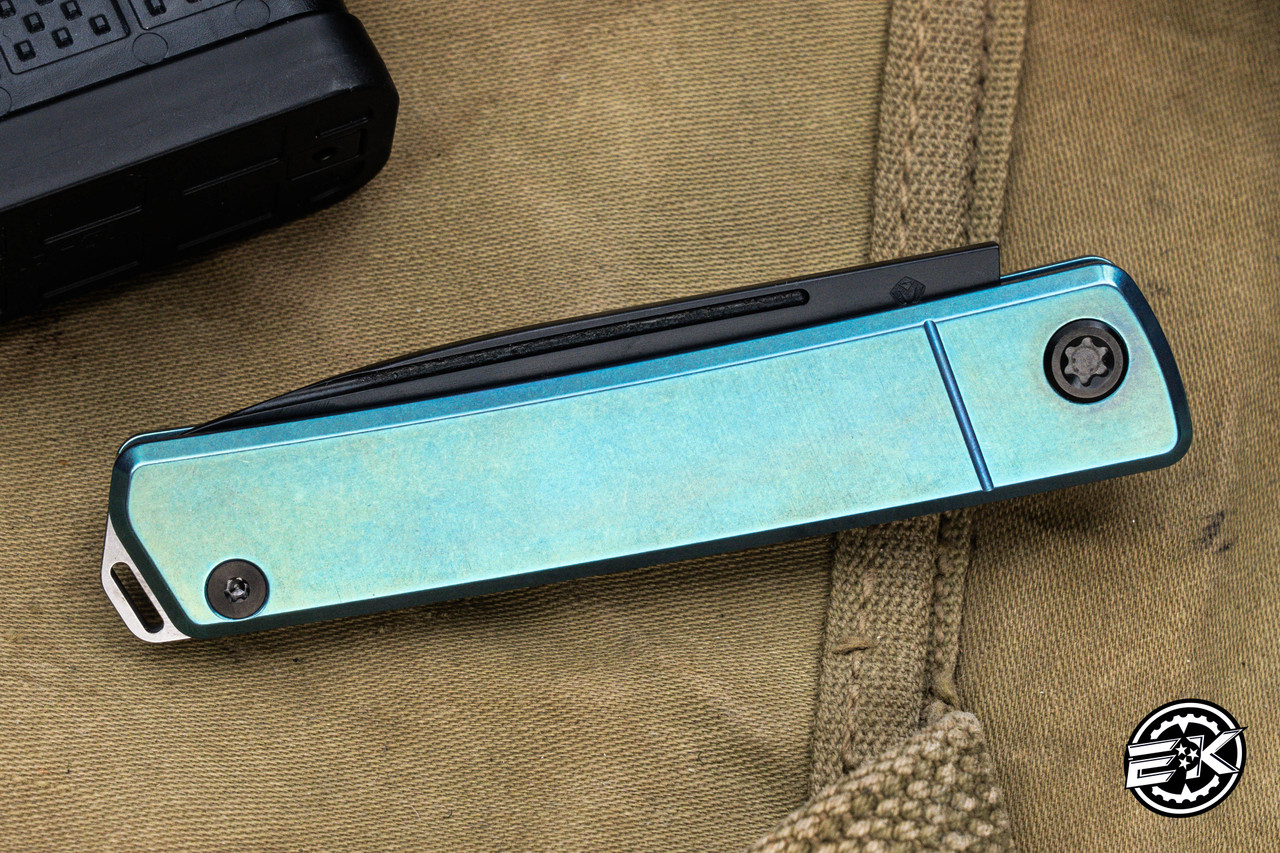✨GATEn系Cosme ！✨ジェイクラフト　BIDANKI 美男器 Medford Gentleman Jack (GJ-2) Slip Joint Knife Acid-Etch Green