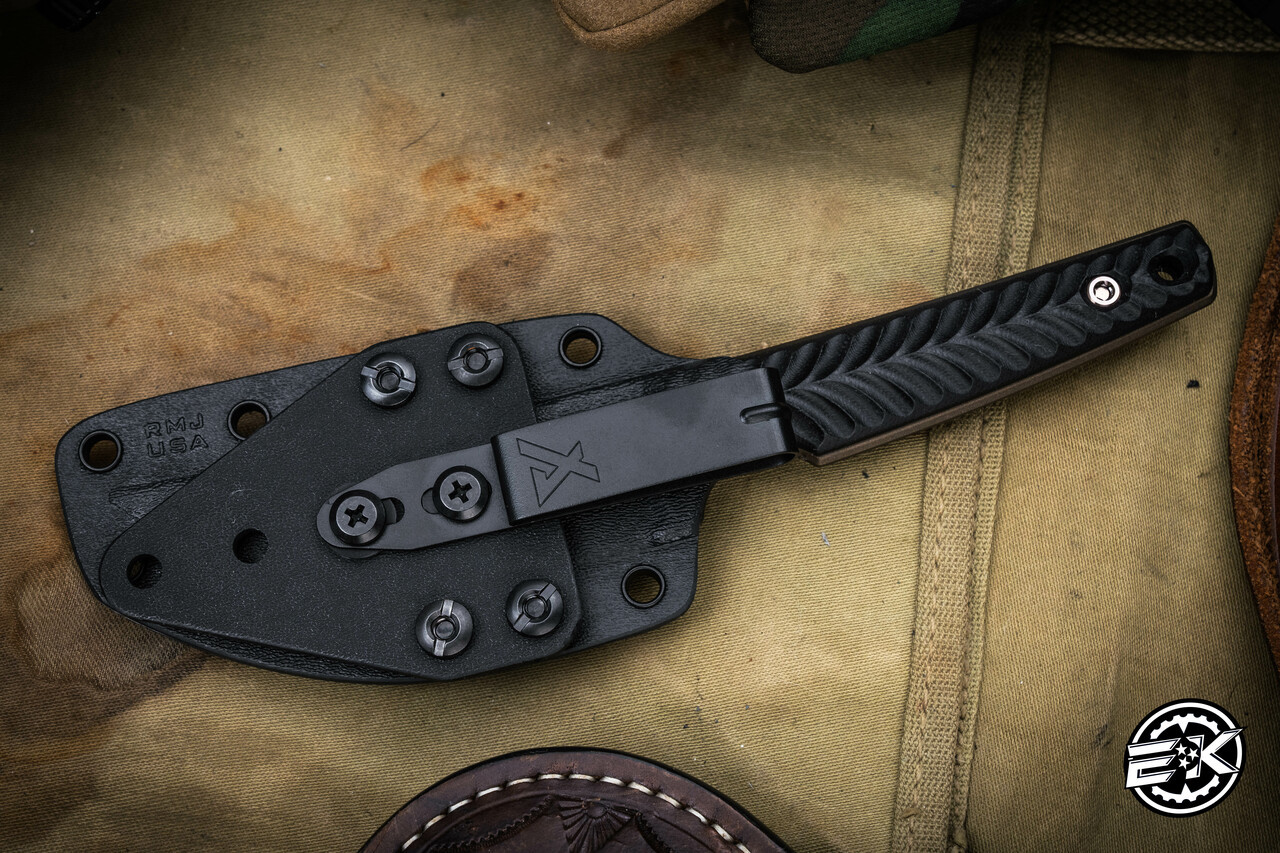 Jine / Make U Move 【極美品】【レアJ-R&B】 RMJ Tactical UNMEI Kwaiken Fixed Blade Knife Black G10 4