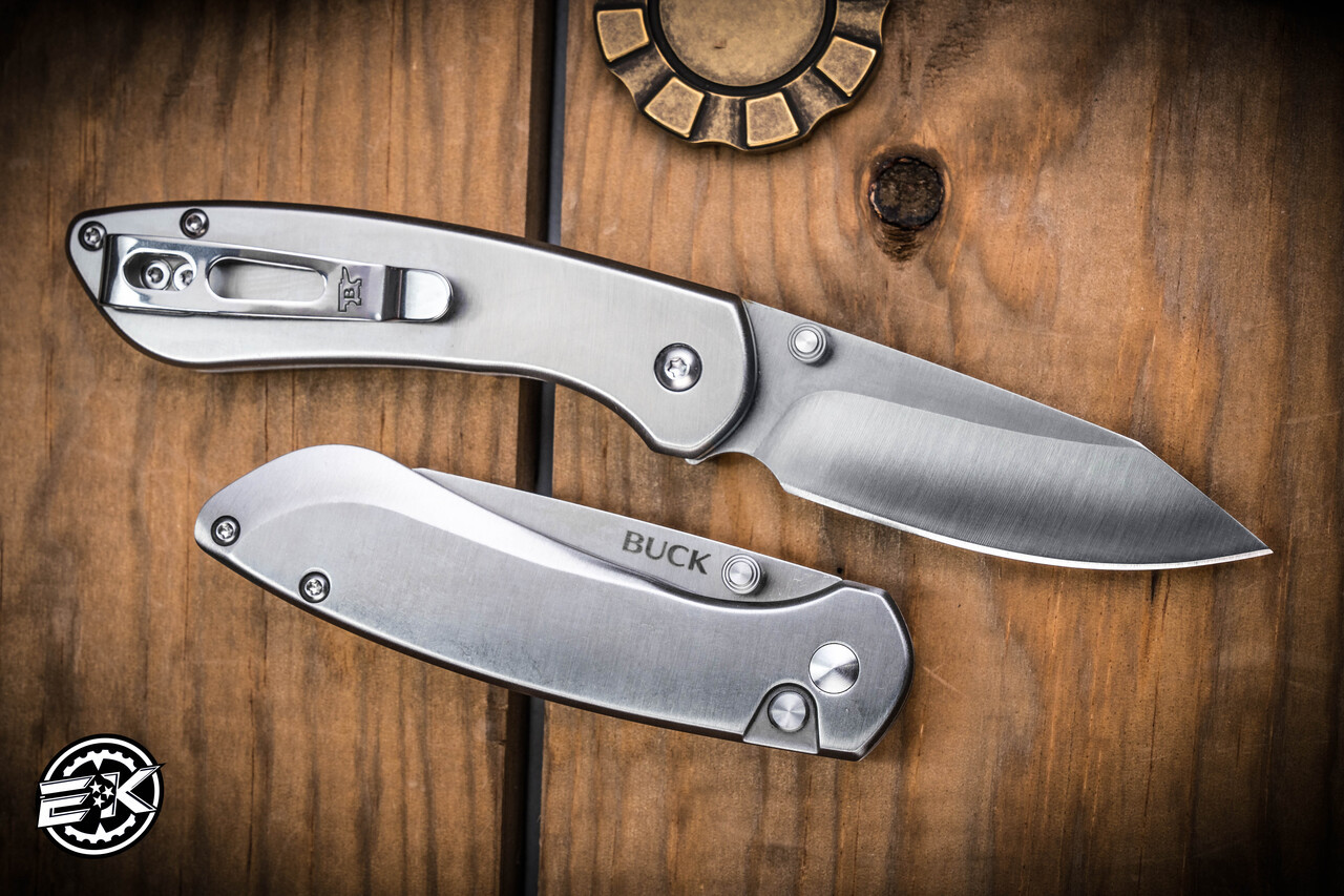 ぶんぶんページ　SCLO-143/CR Buck Knives 743 Mini Sovereign Button Lock Knife Stainless Steel