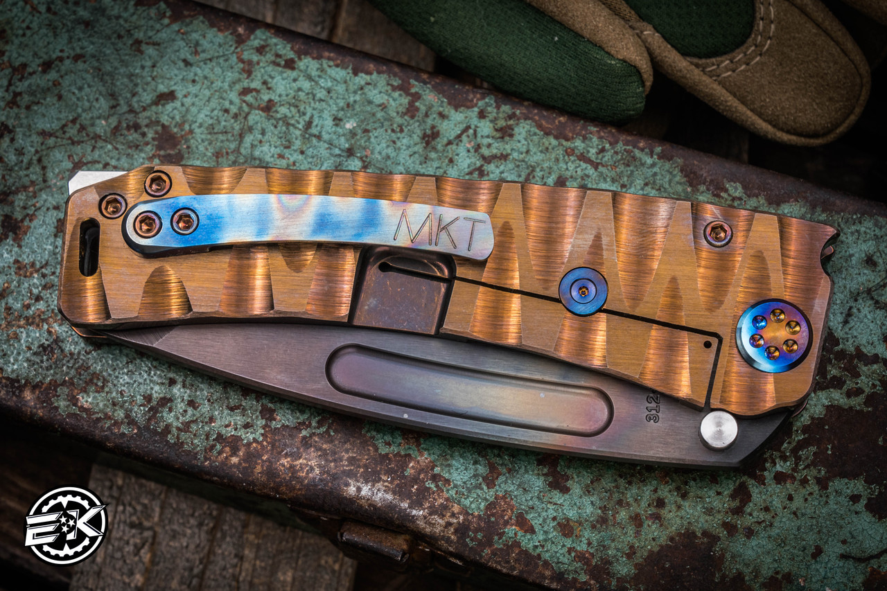 Medford Marauder-H Folding Knife Rootbeer Bronze Lazy River