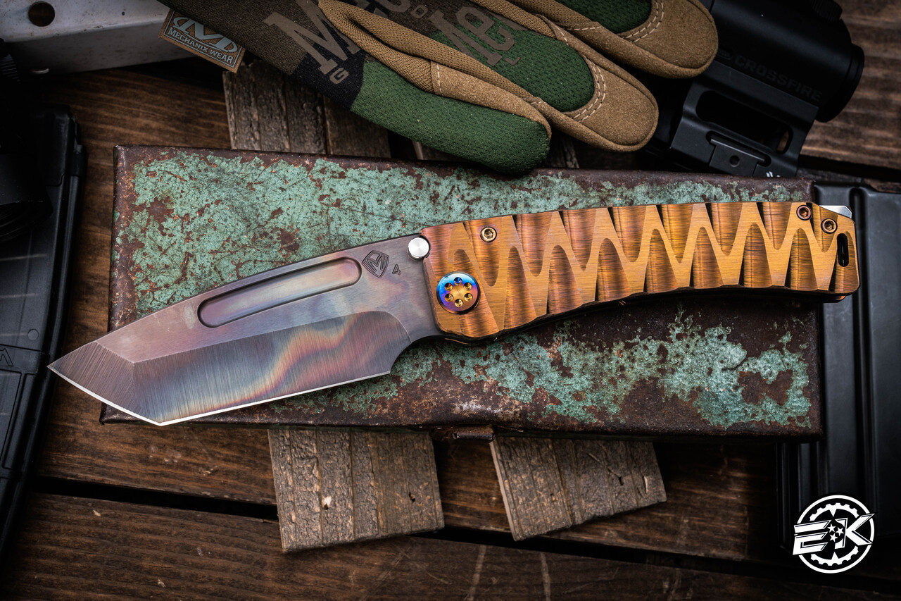 Medford Marauder-H Folding Knife Rootbeer Bronze Lazy River