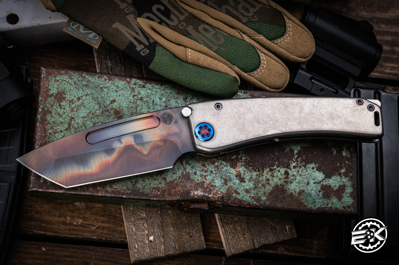 Medford Marauder-H Folding Knife Contoured Titanium 3.75