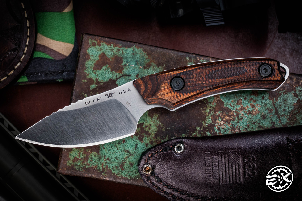Buck 662 Alpha Scout Fixed Blade Knife Walnut 2.8