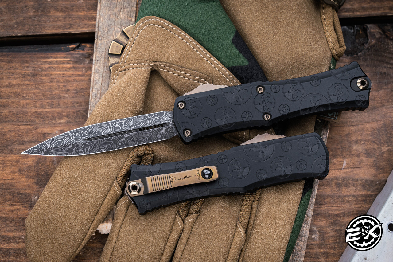 Microtech Hera II Mini OTF Claw Burst Engraved 3