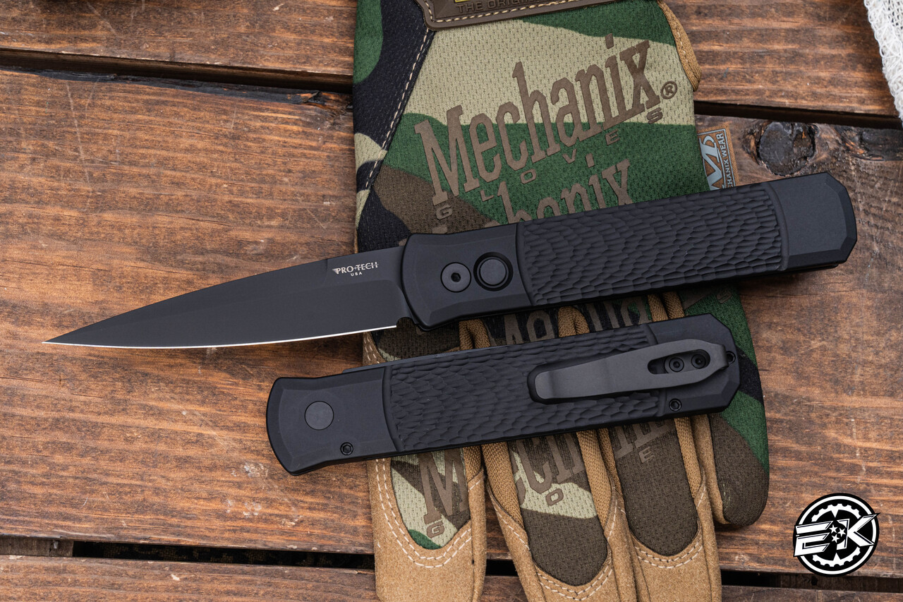 ProTech Godfather SWAT Jigged Black Tactical Automatic Folding