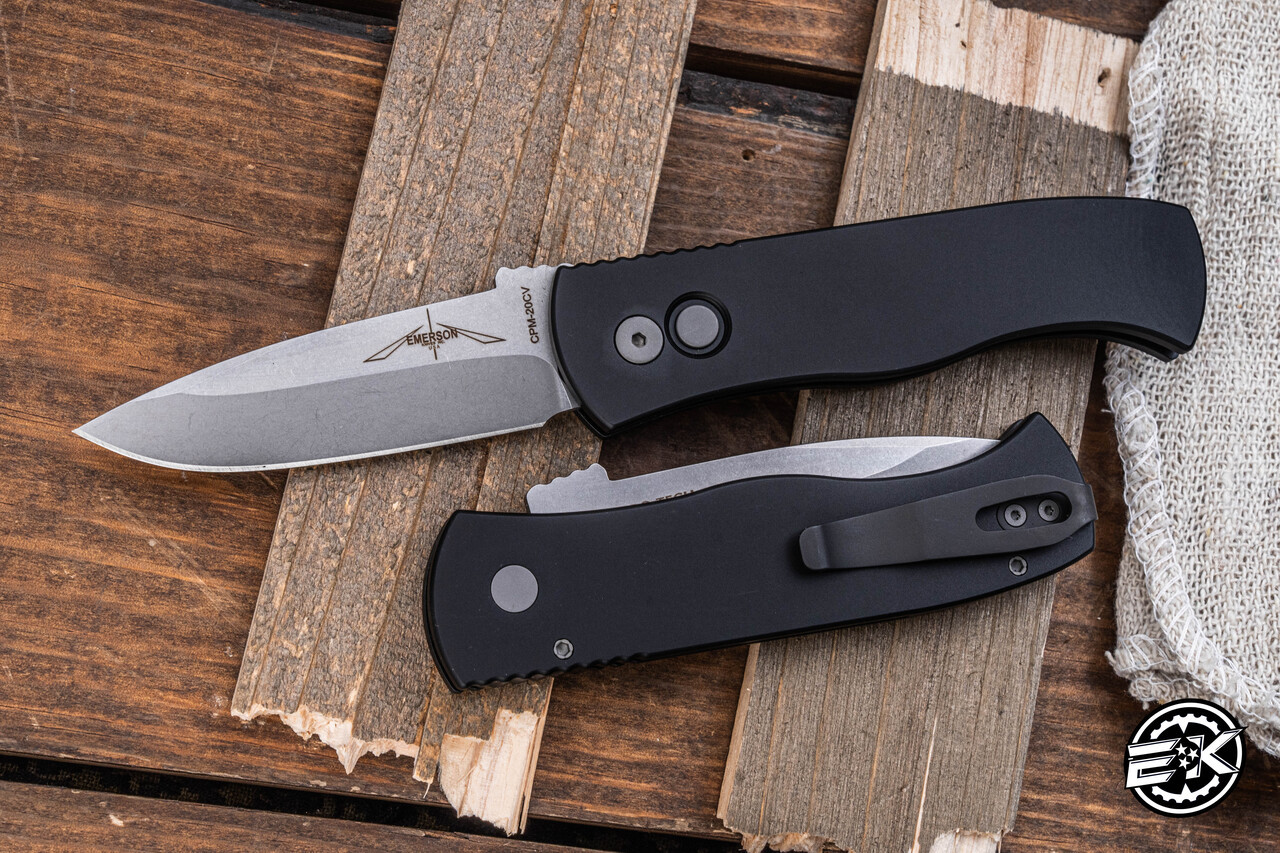 ProTech Emerson CQC7 Automatic Folding Knife Black 3.25