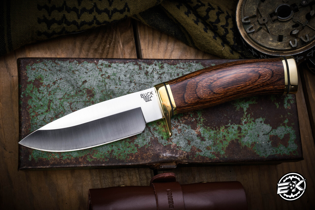 Buck Knives 192 Vanguard Knife Walnut Dymalux 4.25