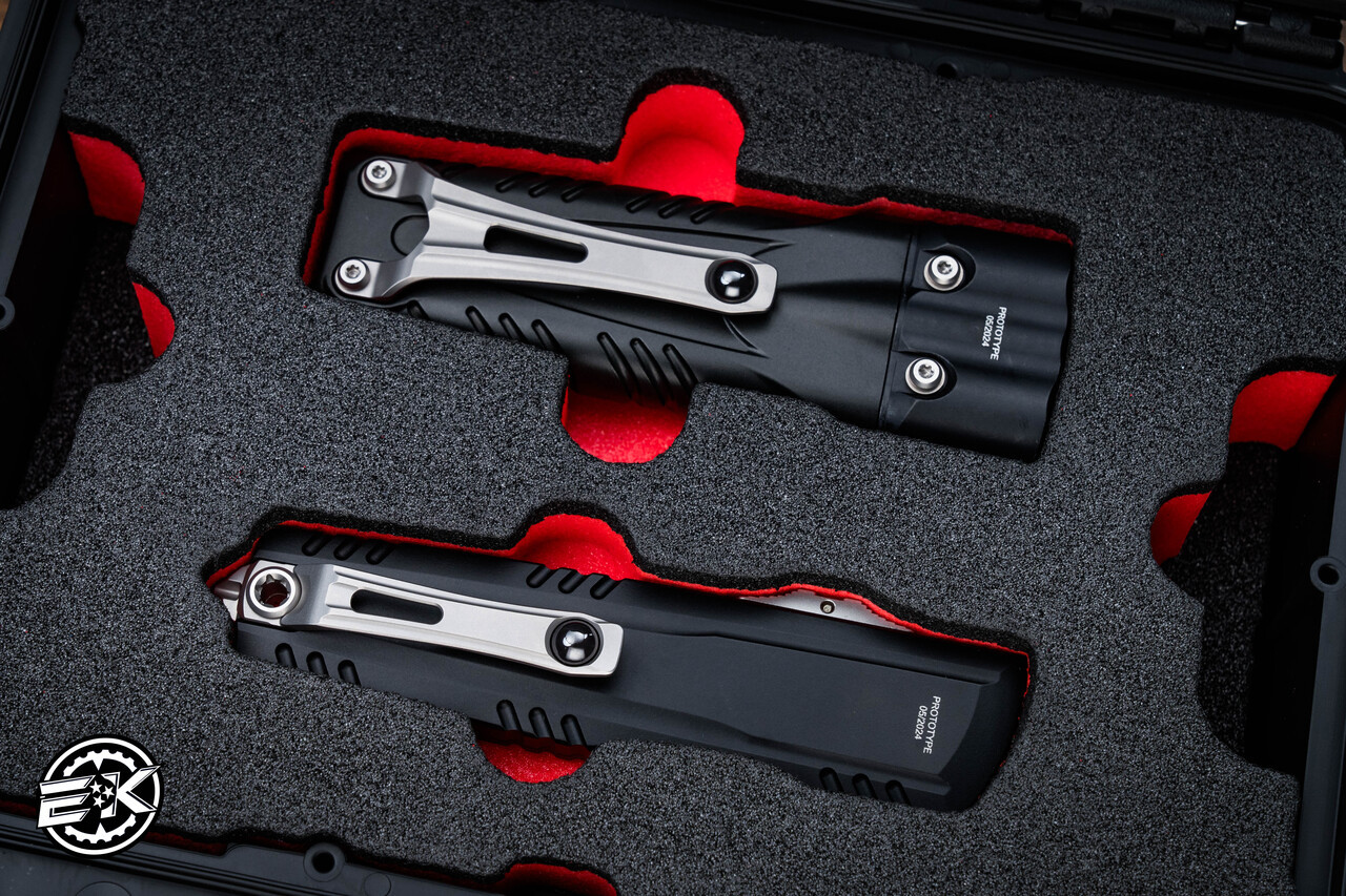 Prototype-Microtech Luminary OTF-SureFire Set Black Tritium Button