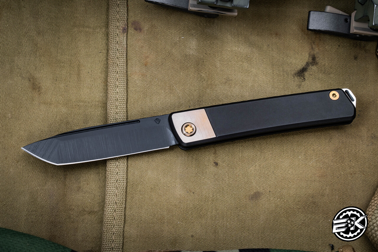 Medford Gentleman Jack (GJ-2) Slip Joint Knife Black/Bronze