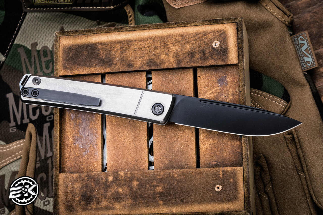 Medford Gentleman Jack (GJ-2) Slip Joint Knife Tumbled Titanium