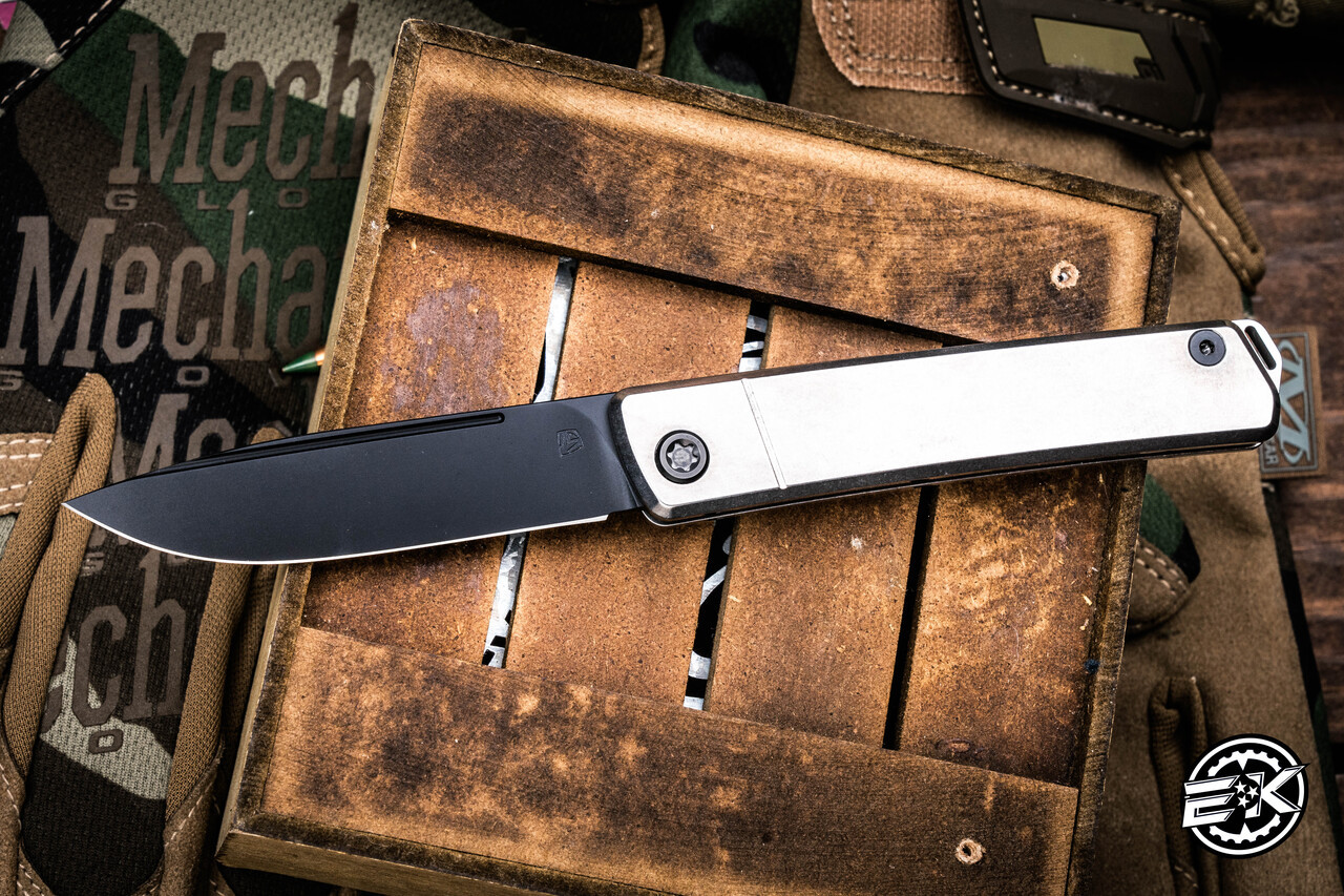 Medford Gentleman Jack (GJ-2) Slip Joint Knife Tumbled Titanium