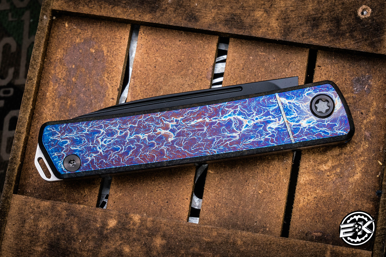 Medford Gentleman Jack (GJ-2) Slip Joint Knife Acid Etch Flamed