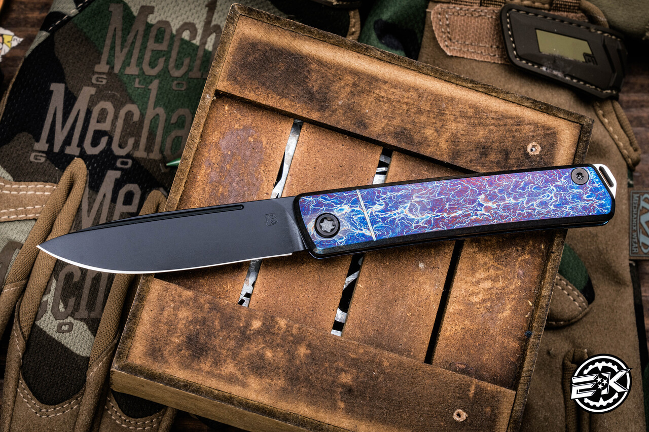 Medford Gentleman Jack (GJ-2) Slip Joint Knife Acid Etch Flamed