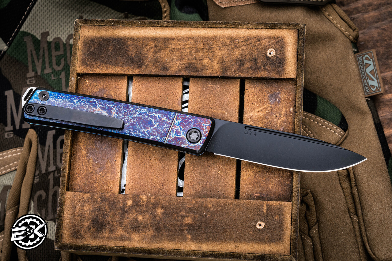 Medford Gentleman Jack (GJ-2) Slip Joint Knife Acid Etch Flamed