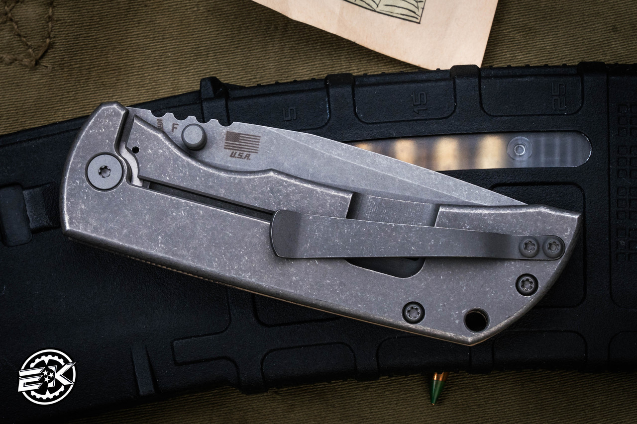 McNees Knives MAC 2 GEN 2 Folding Knife Coyote G10/Atomic Titanium