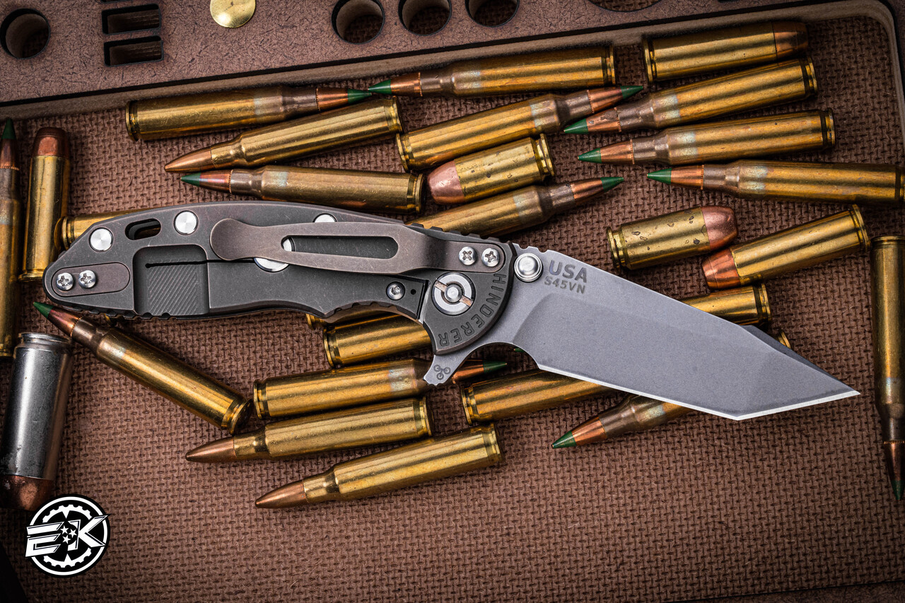 ZERO-G 703 HALF MOON MX BORON （MMH) Rick Hinderer Knives XM-18 3.5