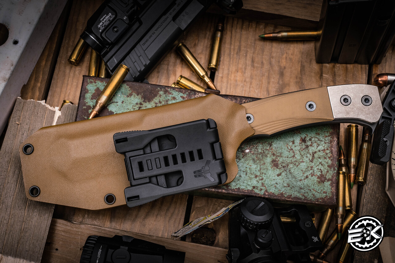 Medford USMC EOD Fixed Blade Knife Coyote G10 5