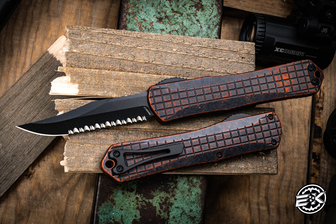 Heretic Knives Manticore X OTF Knife Grenade Grip Breakthrough