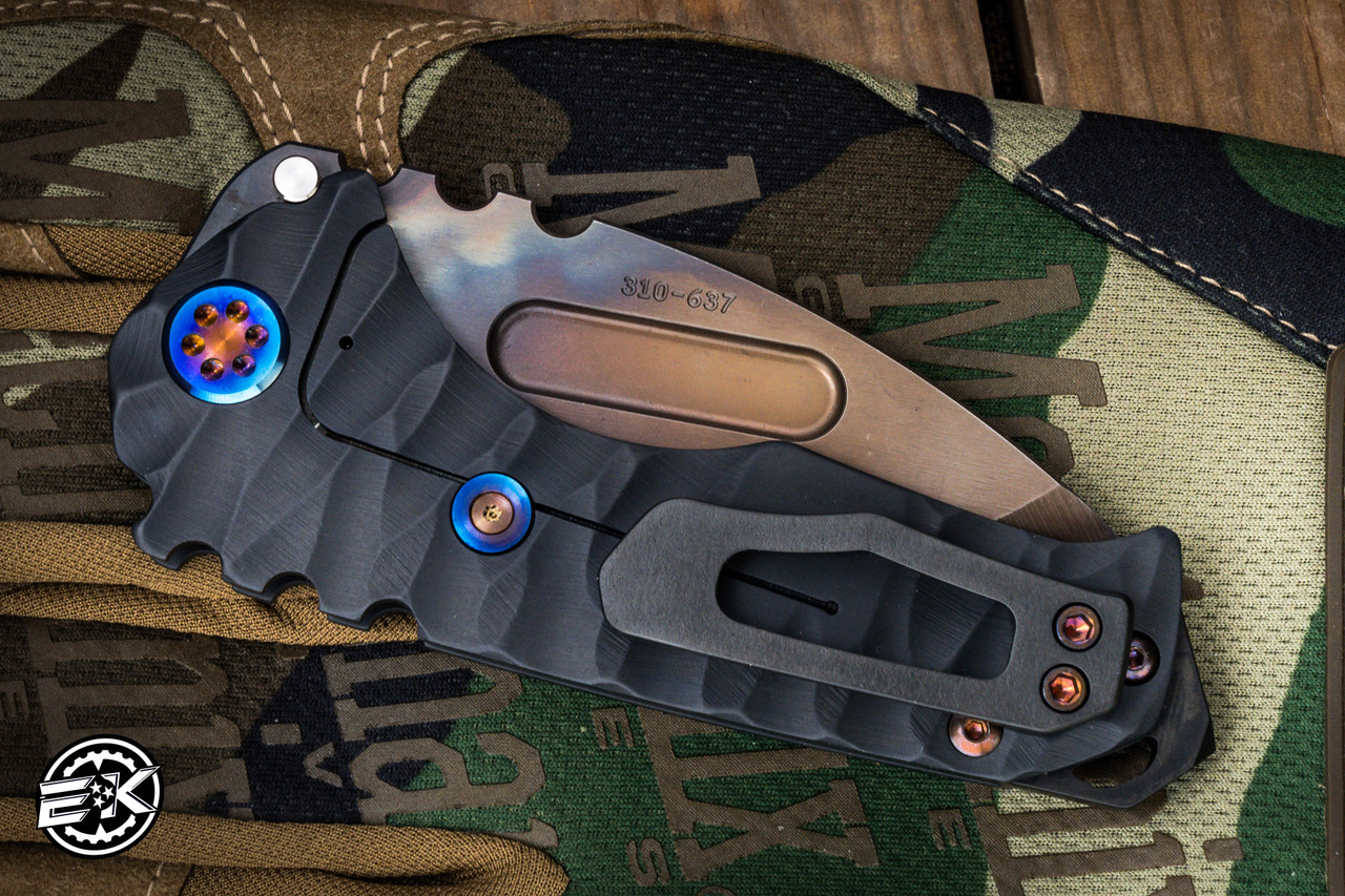 Medford Praetorian Genesis T Folding Knife DLC Black Predator