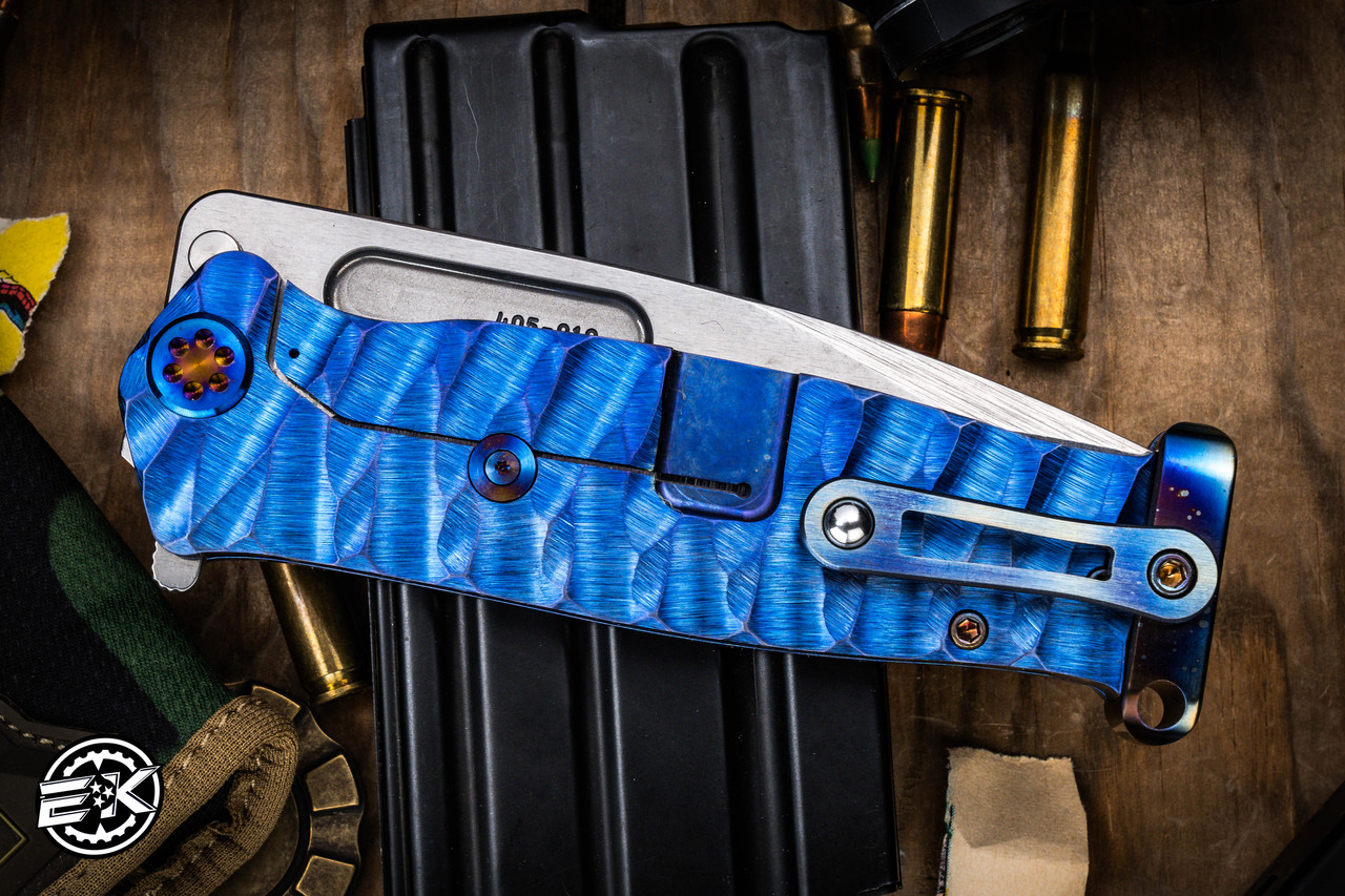 Medford USMC FF Fighter Flipper Folding Knife Dark Blue Predator