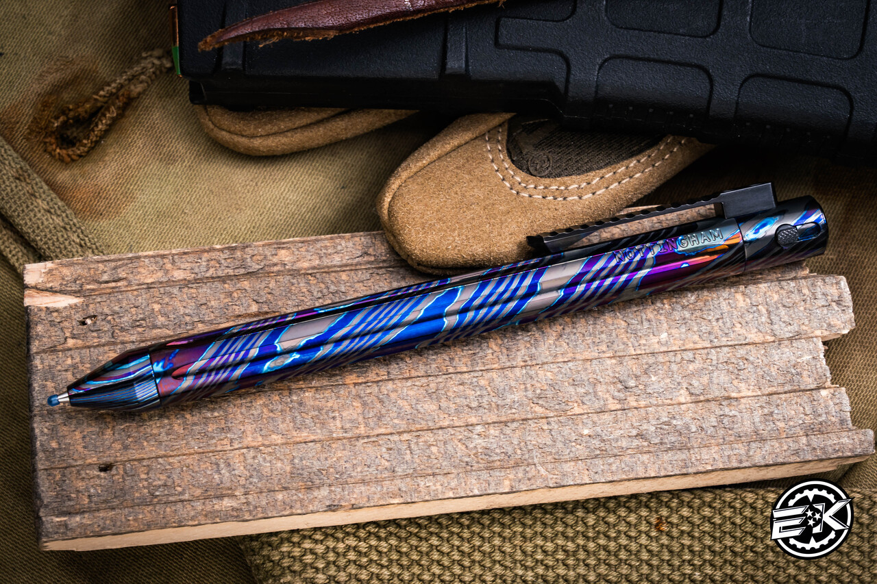 Nottingham Tactical Tibutton ZircuTi Straight Flute Zirconium Clip