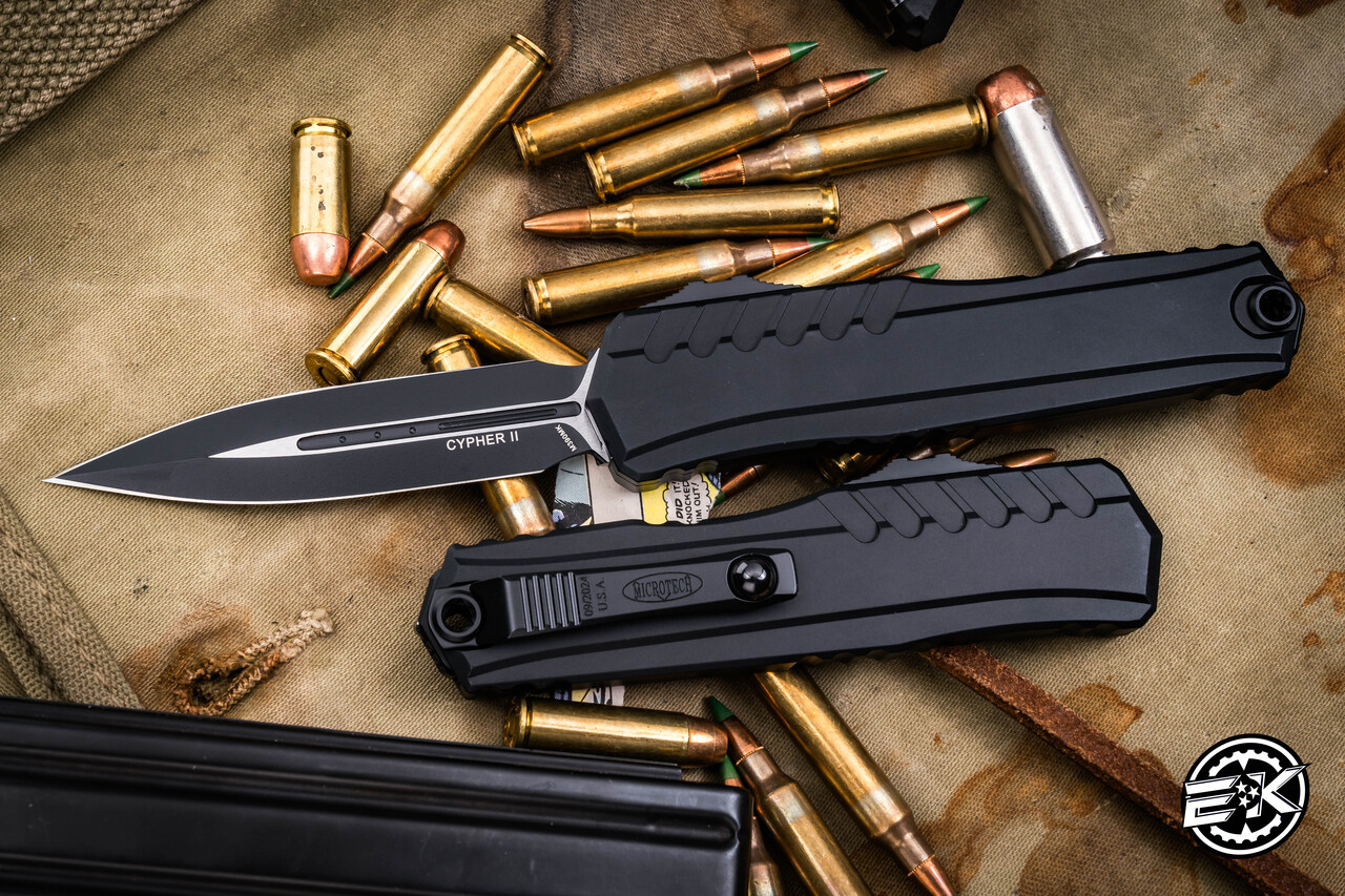 Microtech Cypher II OTF Automatic Knife 3.5