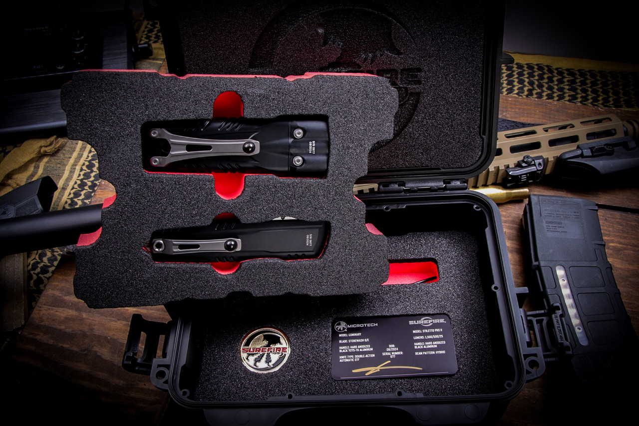 Limited Edition-Microtech/SureFire Combo Set Luminary ZBP Zero