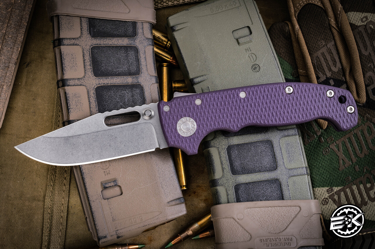 Demko Knives AD20 Purple G10 Sharklock 3.6