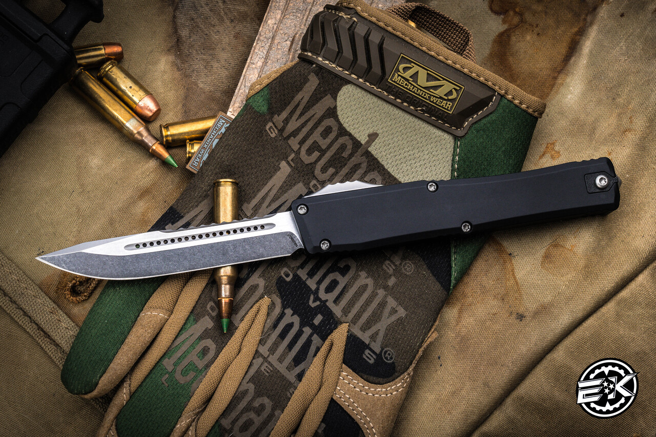 PREOWNED-Heretic Knives NYX OTF Automatic Knife Aluminum 3.7