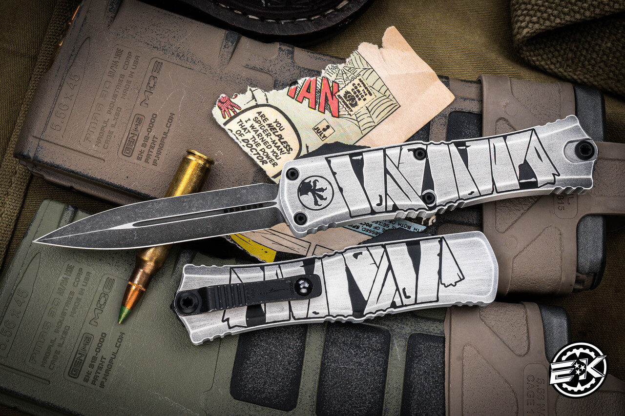 Microtech Hera II Mini Mummy Wrap Halloween OTF Automatic Knife 3