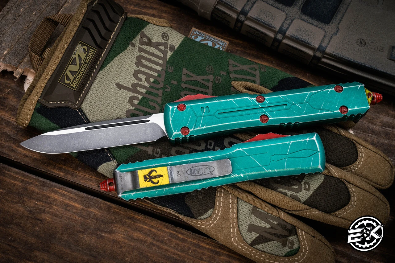 Microtech Ultratech "Bounty Hunter" OTF Automatic Knife 3.4" Drop Point ...