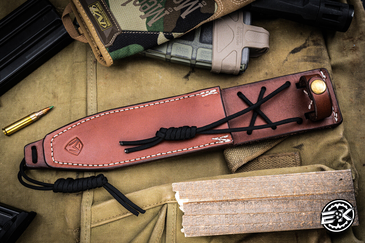 Medford USMC Fighter Fixed Blade Knife OD Green G10 6.5