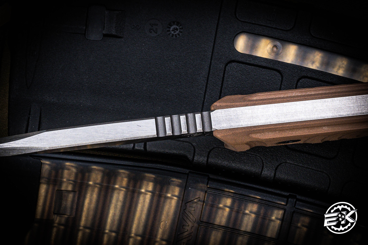 Medford Mizuchi Fixed Blade Knife Coyote G10 3.9