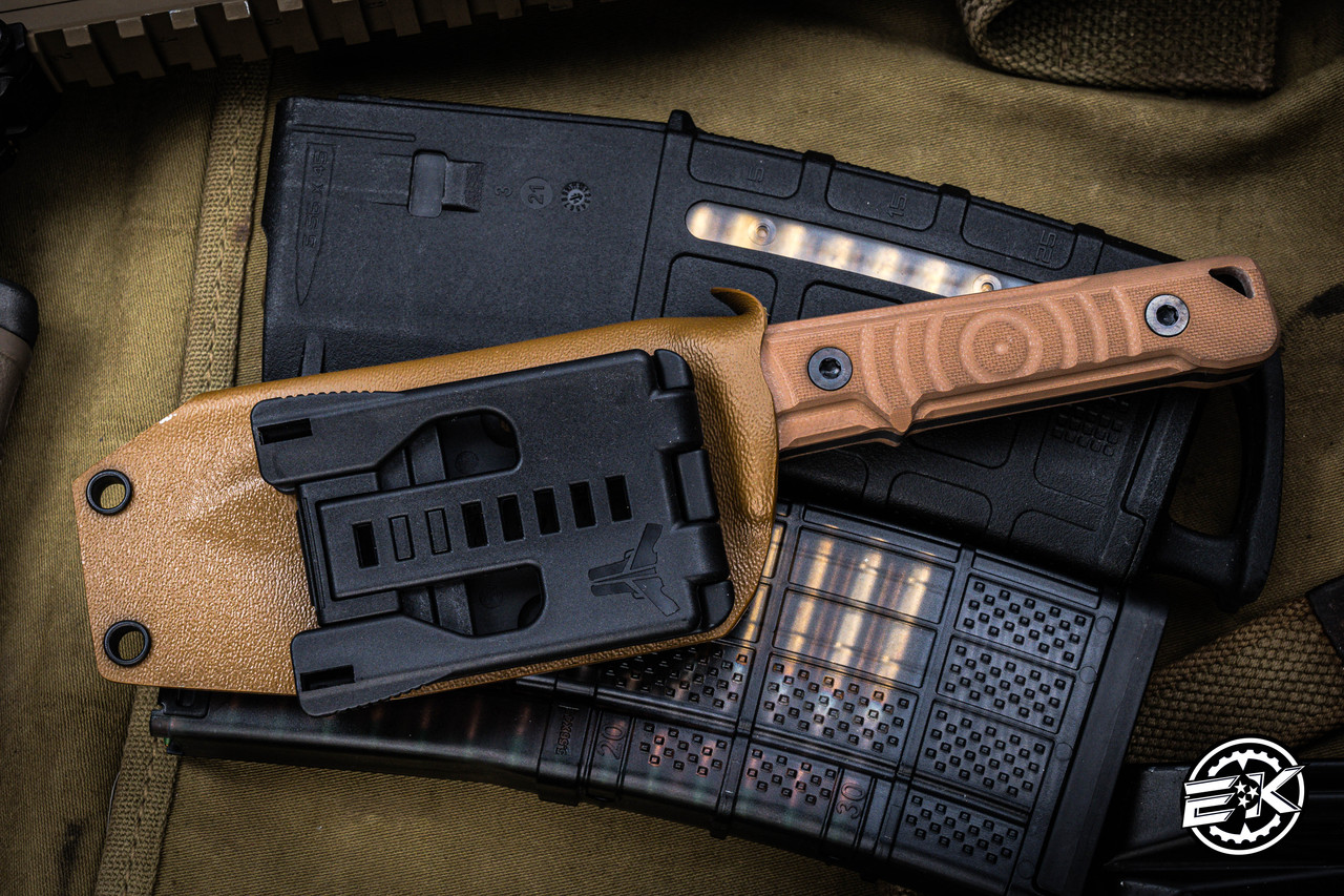 Medford Mizuchi Fixed Blade Knife Coyote G10 3.9