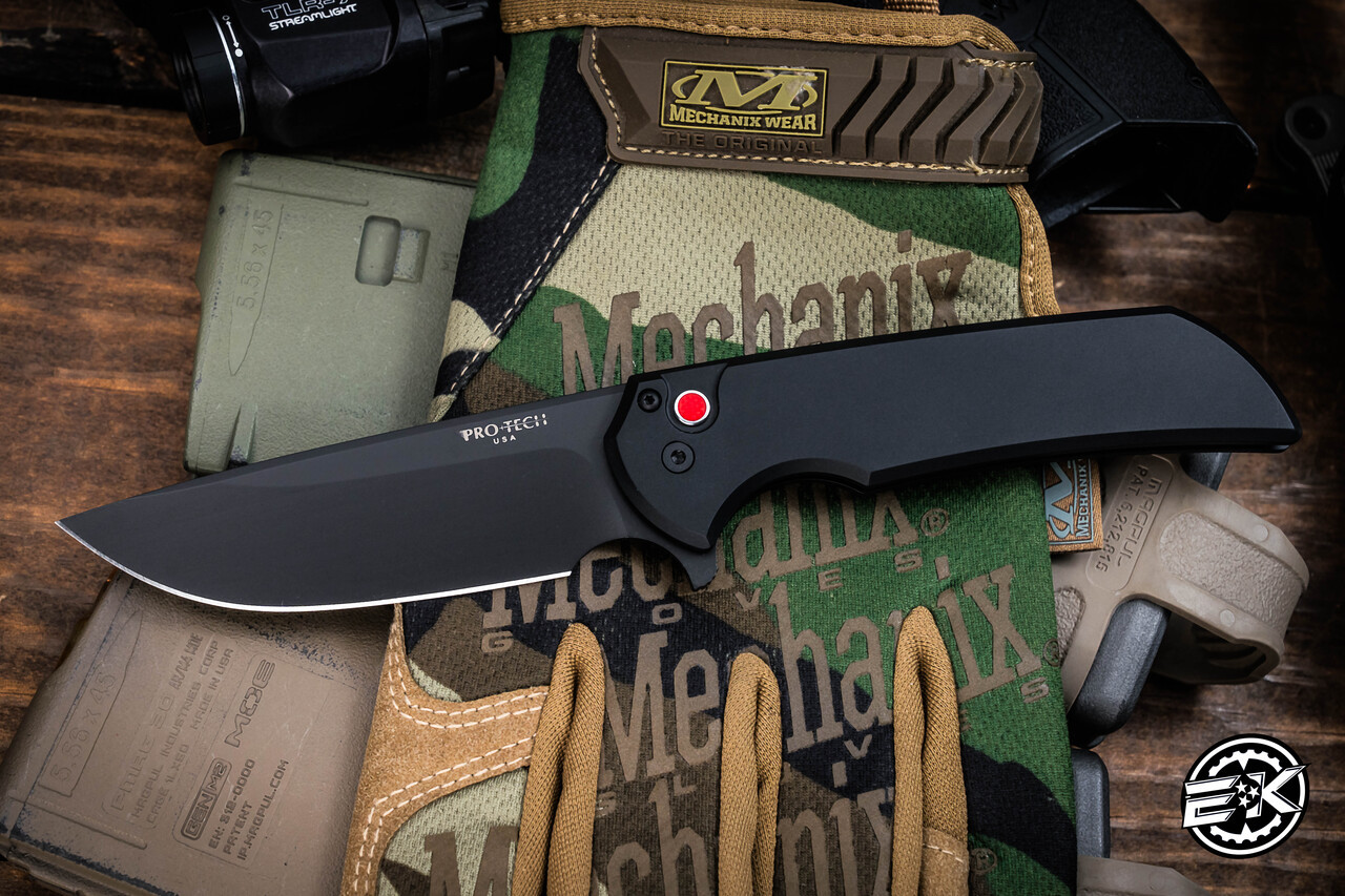 Blade Show West-ProTech Mordax Manual Flipper Button Lock Knife