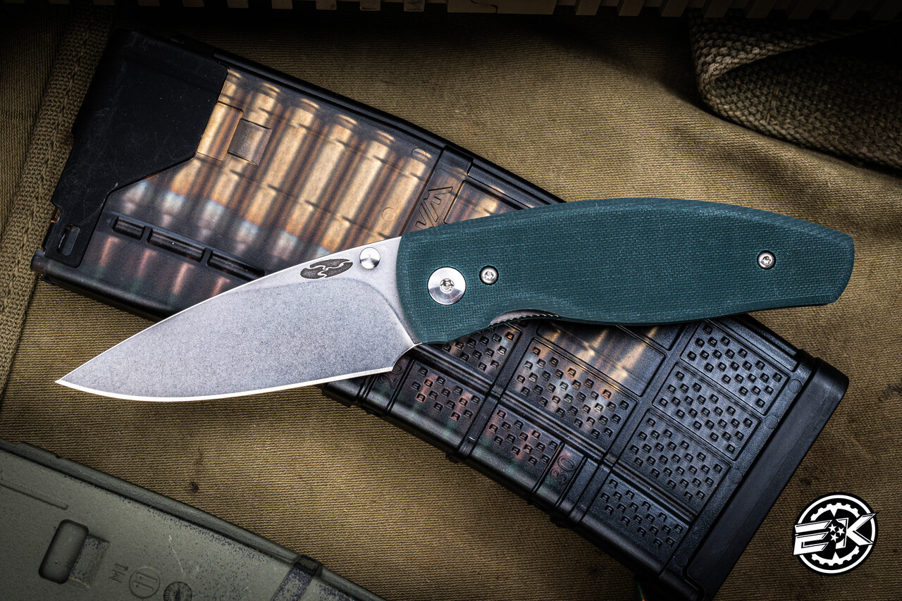 Three Rivers Manufacturing NEUTRON 2 Folding Knife Forest Green
