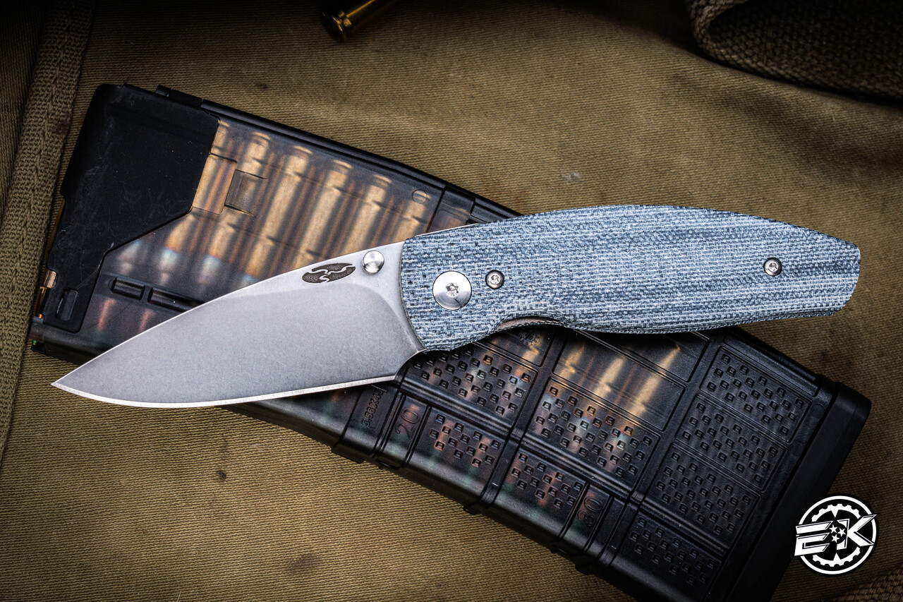 Three Rivers Manufacturing NEUTRON 2 Folding Knife Lizard Textured