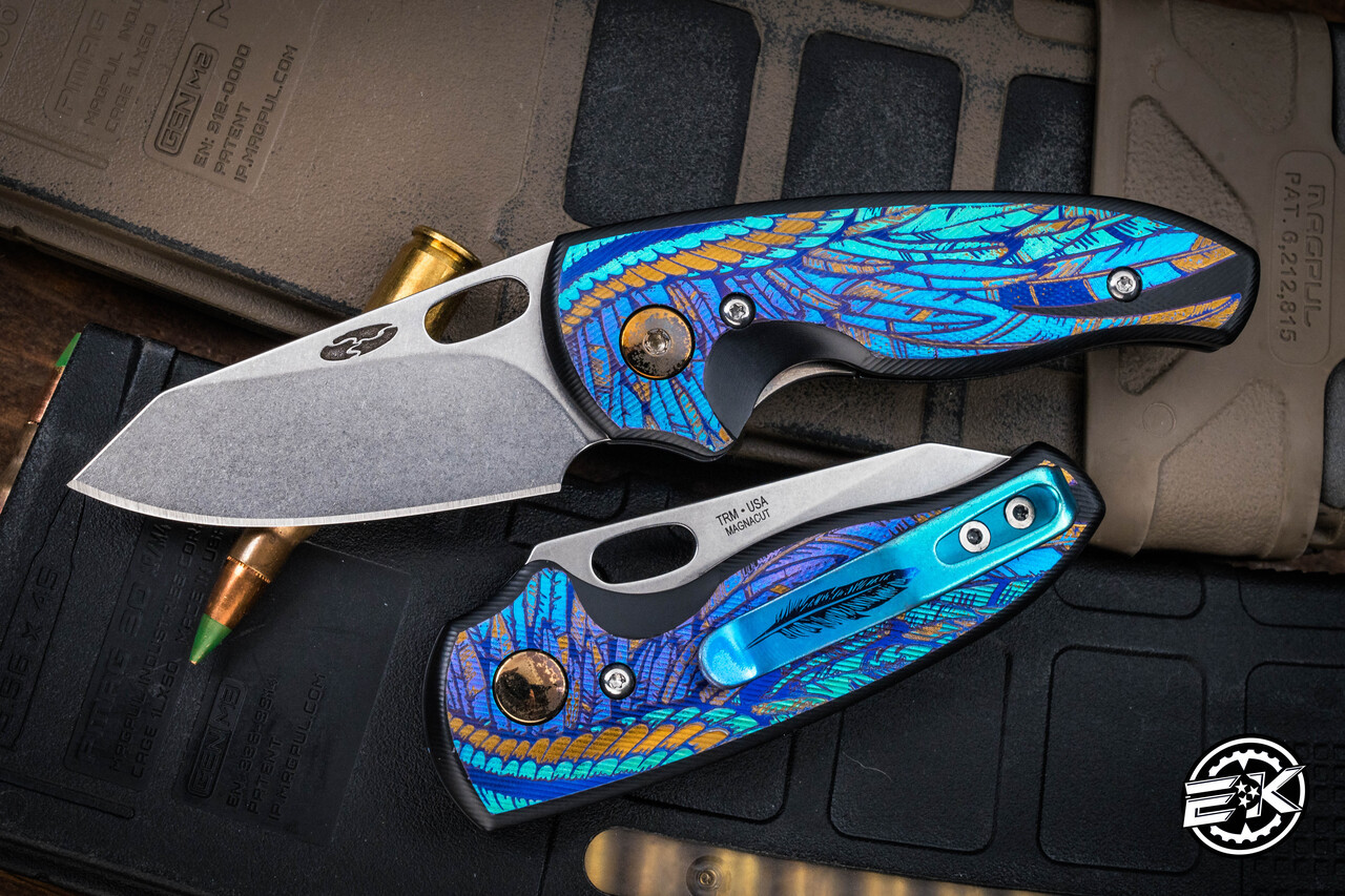 Three Rivers Manufacturing TRM Custom NERD Folding Knife Nerd-Bird