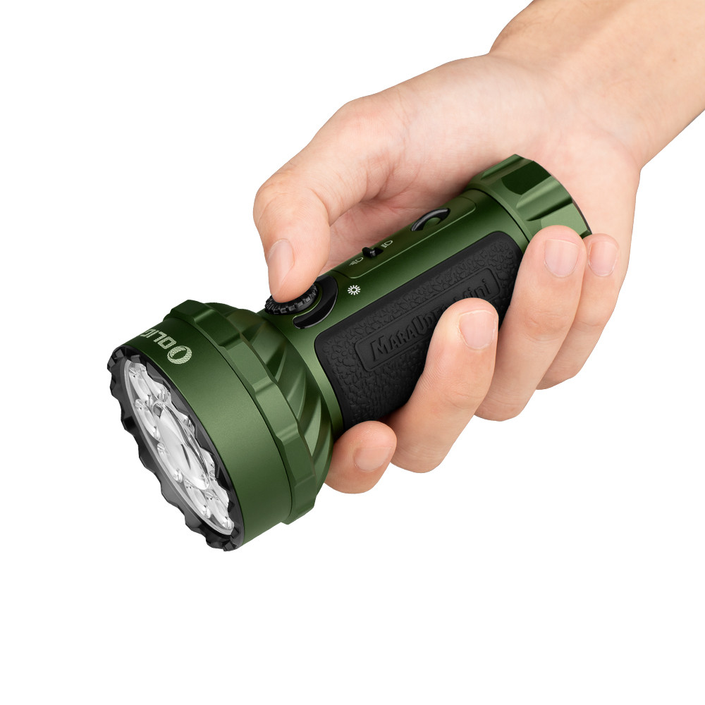 Marauder Mini Powerful Rechargeable LED Flashlight OD Green 7000