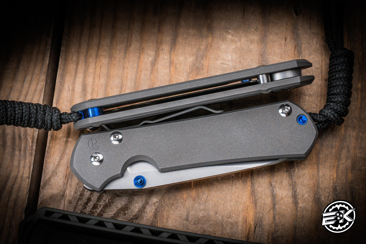 Chris Reeve Knives Small Sebenza 31 Folding Knife Sandblasted