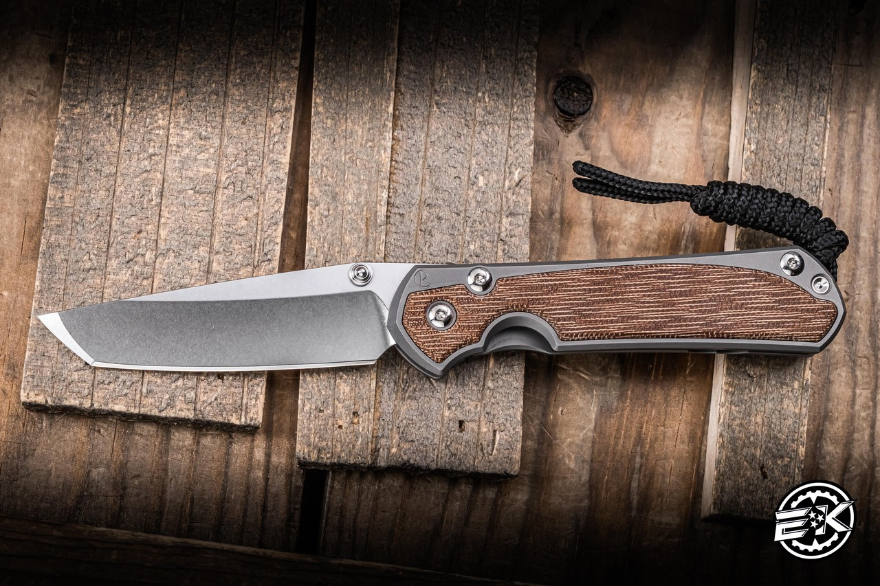 Chris Reeve Knives Small Sebenza 31 Glass Blasted Titanium