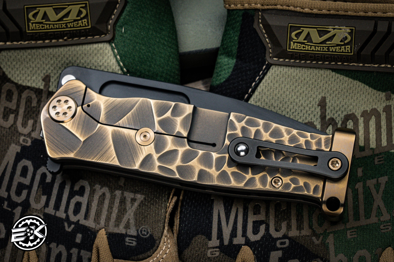 Medford USMC FF Fighter Flipper Folding Knife Bronze 