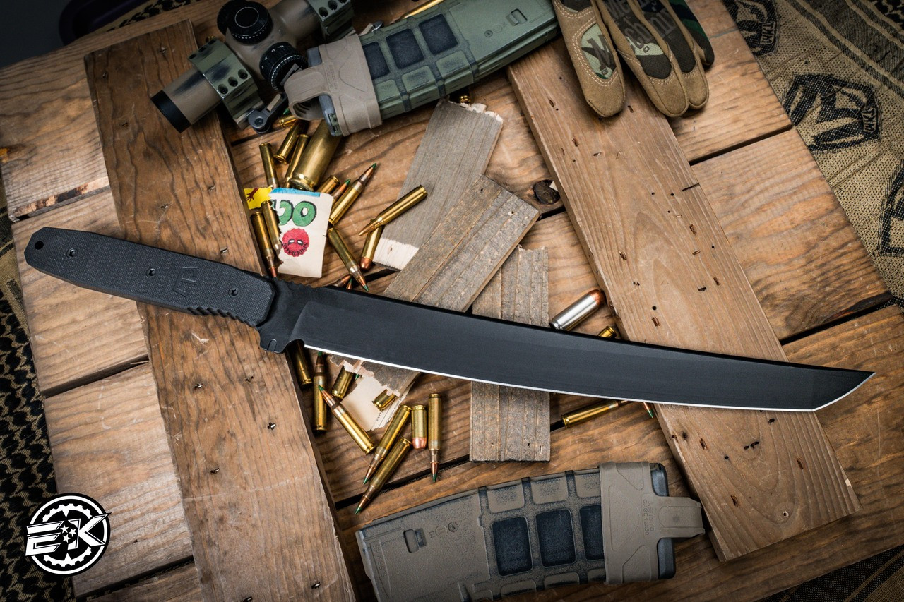 Blackside Customs Tokyo Drifter Fixed Blade Knife Black G10 PSB27 