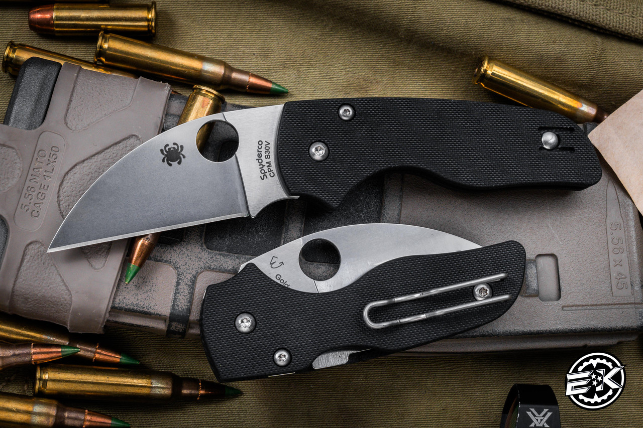わかlil Spyderco Lil' Native Mid Back Lock Folding Pocket Knife with 2.4