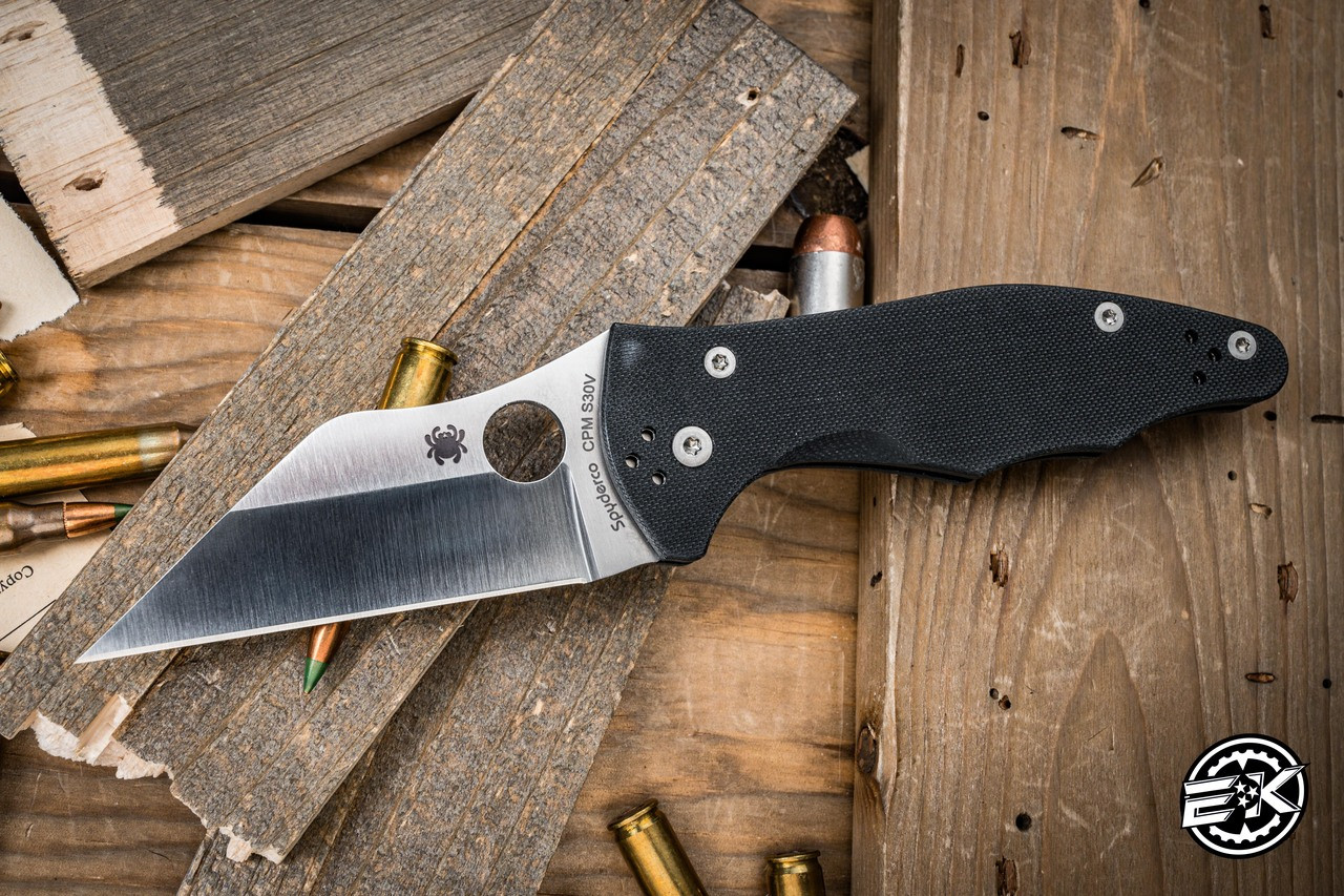 Preowned-Spyderco Yojimbo 2 Black G10 3