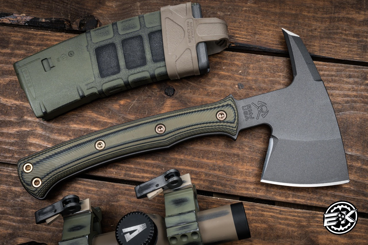 RMJ Tactical Pathfinder Tomahawk Dirty Olive G10 6