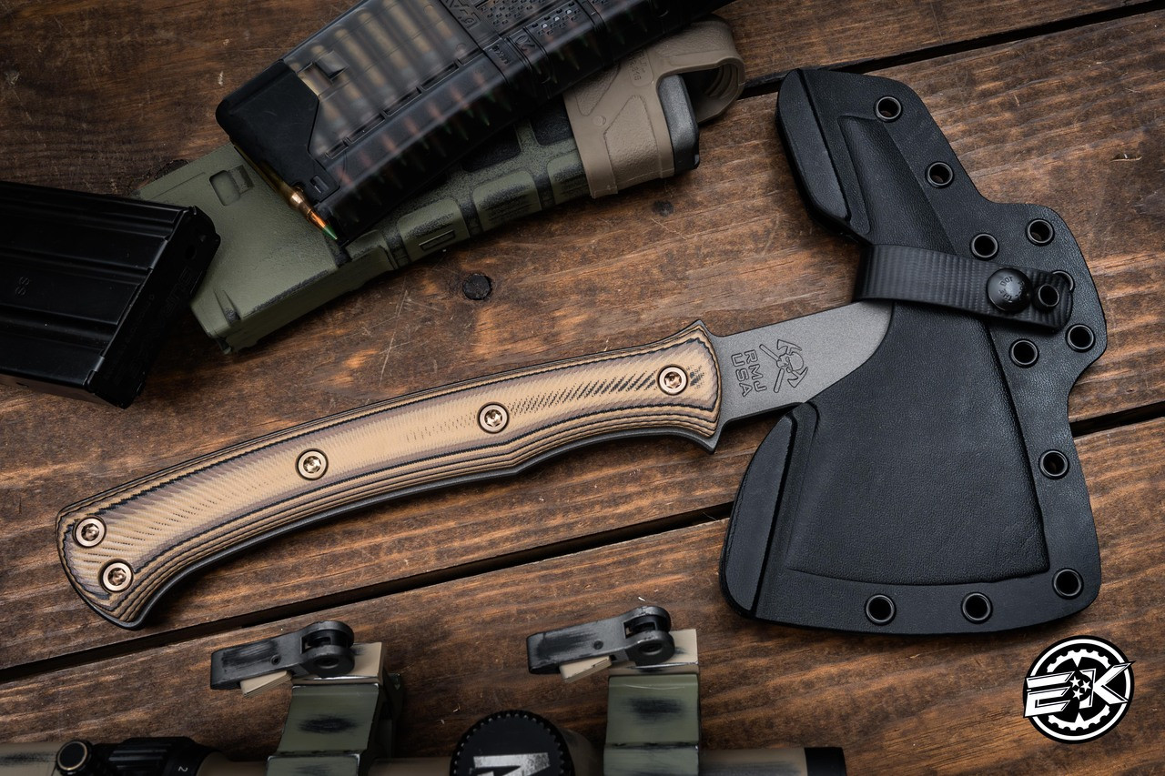 RMJ Tactical Pathfinder Hyena Brown G-10 Tomahawk 6