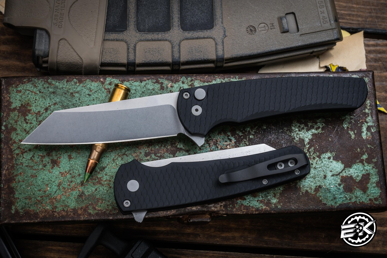 Pro-Tech Malibu Dragon Scale Black Aluminum 3.5