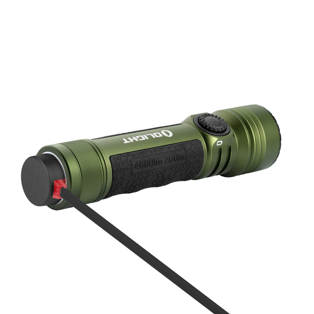 Olight Seeker 4 Rechargeable Pro High Power Flashlight OD Green